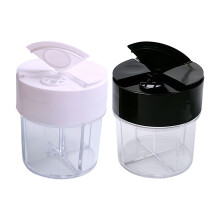 High Quality Polystyrene Plastic Spices Box-Black and white