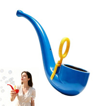 Jouet de souffleur de bulles en plastique coloré pour-Bleu