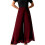 Pantalon large élégant avec taille extensible,-Bourgogne S 1