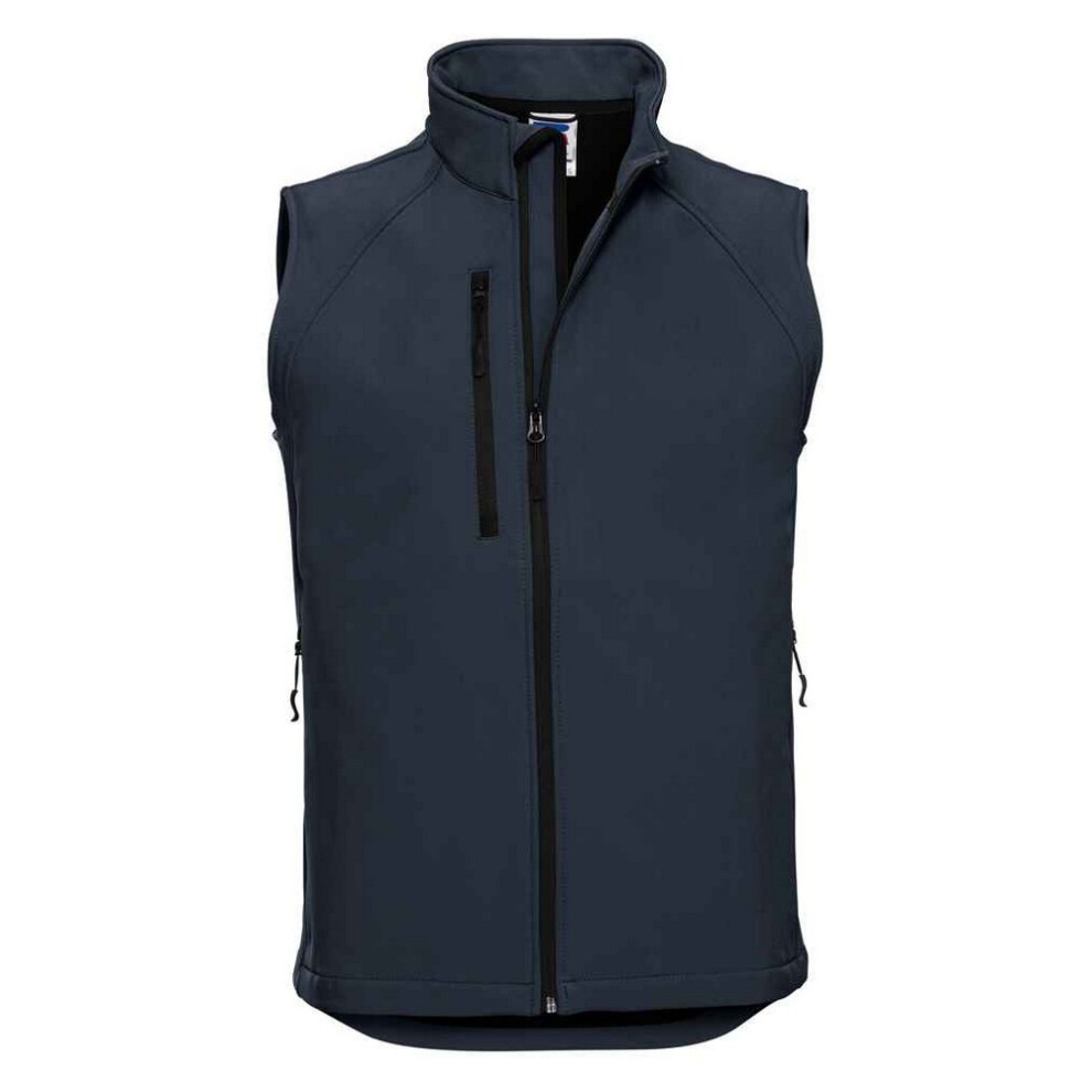 Russell (Xl, French Navy) Mens Softshell Gilet