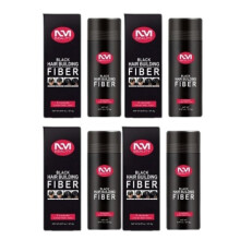 NMB PROFESSIONAL HAIR BUILDING FIBER BLACK- 4PCS