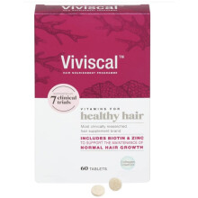 Viviscal Hair Growth Supplement for Women 60 Tablets Biotin Zinc Marin