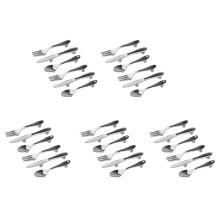 36 PCS Messer Löffel Gabel Küchenschrank Schrank Schublade Zuggriffe Knöpfe 3-Zoll Von Mitte zu Mitte (Silber)