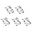 36 PCS Knife Spoon Fork Kitchen Cabinet Closet Drawer Pull Handles Knobs 3-Inch Center to Center (Silver) 1