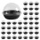 300 Pack Clear Plastic  Cupcake Container, Individual Packaging Treat Boxes with Dome Lids for  Muffin Macaron 1
