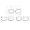 6Pcs Suitable for  Deebot De55 / 53Dn55 / 520 / T5 Sweeping Robot Accessories Motor LDS Belt 1