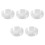 50 Pcs Small Round Transparent Plastic Coin Capsules Box 35mm 1