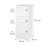 Hangend archiefkastje, 3 laden, afsluitbaar, compact 4