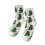 (Dinosaur) Women\'s Soft Fluffy Cow Socks - Black & White Spots 5