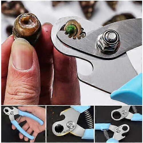 Escargot Tail Remover, Multi-functional No slippage Field Snail Scissors 2