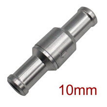 12mm Check Valve Brake Servo Booster No Return Inline One Way Valve Non Return Valve Vacuum Hose Aluminum Valve