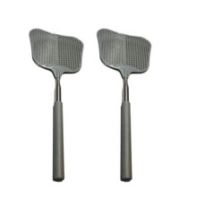 2X Telescopische Vliegenmeppers Duurzame, Robuuste Vliegenmepper met Roestvrij Muggenafstotend Gereedschap Woonaccessoires Gereedschappen B