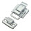 Metal snap finish Suitcase suitcase lock 30x43mm Silver 1