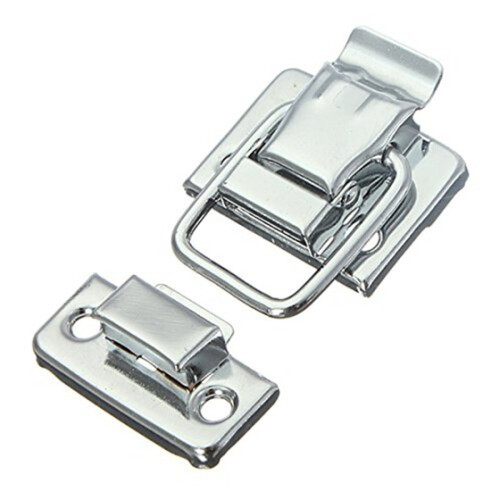 Metal snap finish Suitcase suitcase lock 30x43mm Silver