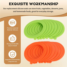 Rubber Seals for Glass Jars,Silicone Gaskets Canning Seals Replace Airtight Sealing Lids Rings for Canning Jar