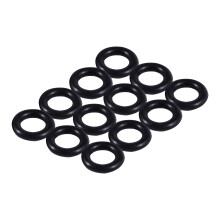 Black 9MM X 2.0mm Rubber Seals Oil Seal O Rings 12 PCS
