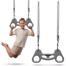 Trapezio da Ginnastica Maniglia Antiscivolo Max 50kg Dim 60x25cm Normativa EN71