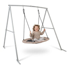 Altalena da Giardino Nido Cicogna Struttura Max 150kg 196x180x185cm Normativa EN71