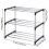 3X Stackable Small Shoe Rack, Entryway, Hallway and Closet Space Saving Storage and Organization (3-Tier, Black) 4