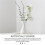 18 Pieces of Eucalyptus Stems Artificial Eucalyptus Leaf Stems True Gray Green Touch Leaf Branches 6