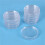 100 Pcs Small Round Transparent Plastic Coin Capsules Box 33mm 5