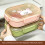 Portable Divided Plastic Lunch Box Food Container For-Yellow 10
