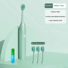 Cepillo de dientes eléctrico recargable ultrasónico automático con vibración para el hogar, ideal para adultos.