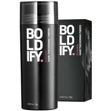 Boldify Hair Fibres for Thinning Hair (Dark Grey) 28g - Undetectable, Natural Thickener Instantly Conceals Hair Loss (Model BLD0125DG)