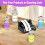 Handy Label Applicator Dispenser For Small Containers-Purple 1 3