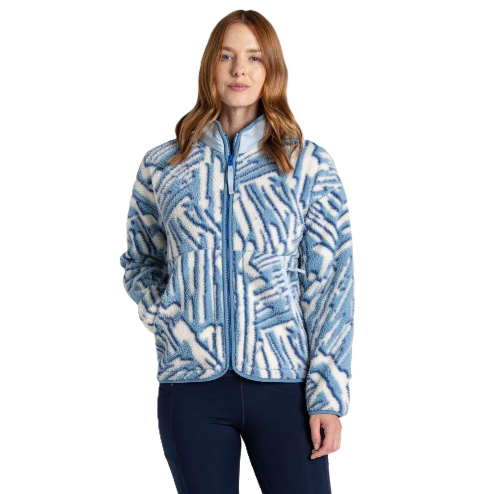 Craghoppers Women's Dante Full Zip Fleece: : Dark Nimbus Blue Print Size 18 - Outdoor Action - Image 2