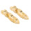 Screw Mount Curtain Tassel Tie Back Tieback Wall Hooks 10PCS Gold Tone 4