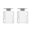 2X White Push to Open Magnetic Door Drawer Cabinet Catch Touch 1