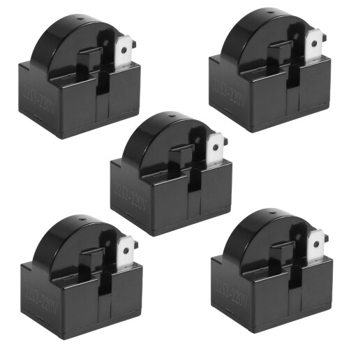 5X Plastic Case 22 Ohm 2 Pins PTC  Relay for Refrigerator