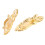 Screw Mount Curtain Tassel Tie Back Tieback Wall Hooks 10PCS Gold Tone 5