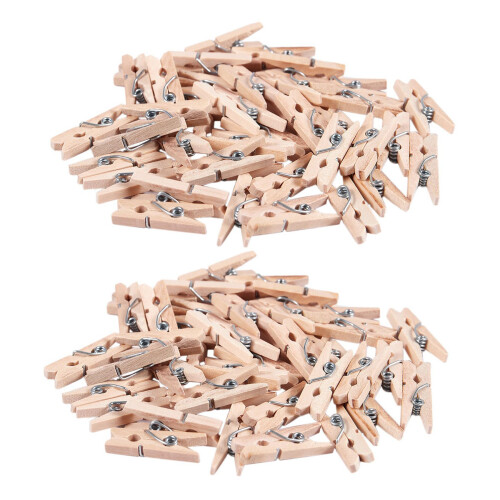 Clip per Mollette in Legno per Mollette 25cm 80PZ