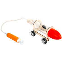 Wooden Air Pressure Vehicle Toy For Students Fine Motor Skills