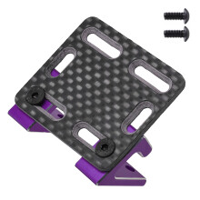 Carbon Fiber & Aluminum ESC Mounting Plate Lightweight-Purple