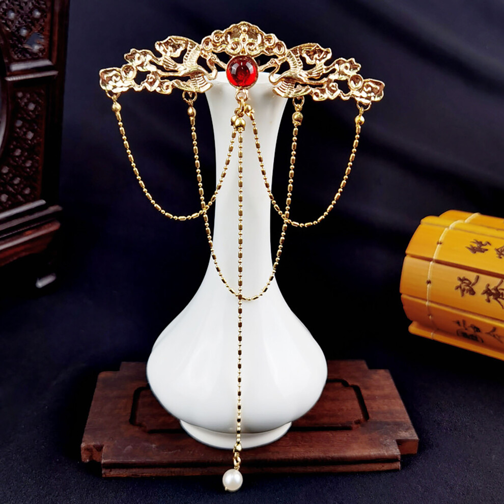 Roc-Electron Vintage Crown Hairpin - Elegant U-Shape Hair Accessory