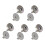100 Sets Magnetic Button Clasp Snaps 18mm - Great for Sewing, , Purses, Bags, Clothes, Leather 1