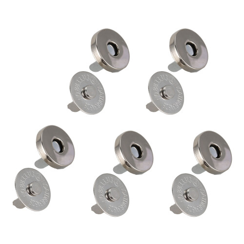 100 Sets Magnetic Button Clasp Snaps 18mm - Great for Sewing, , Purses, Bags, Clothes, Leather