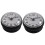 2X 7cm Waterproof Kitchen Bathroom Shower Clock Suction Cup Sucker Wall Black 1