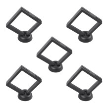 5X Square 3D Albums Floating Frame Holder Coin Box Jewelry Display Show Case, 9X9cm (with Base)
