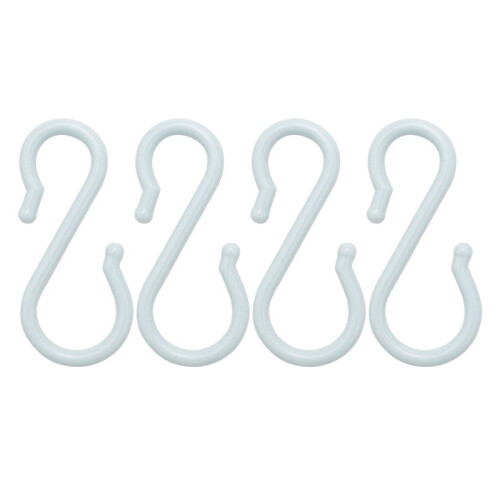 Maya  Plastic Punch Cup Bowl S Shaped Hooks 24 Pcs 2