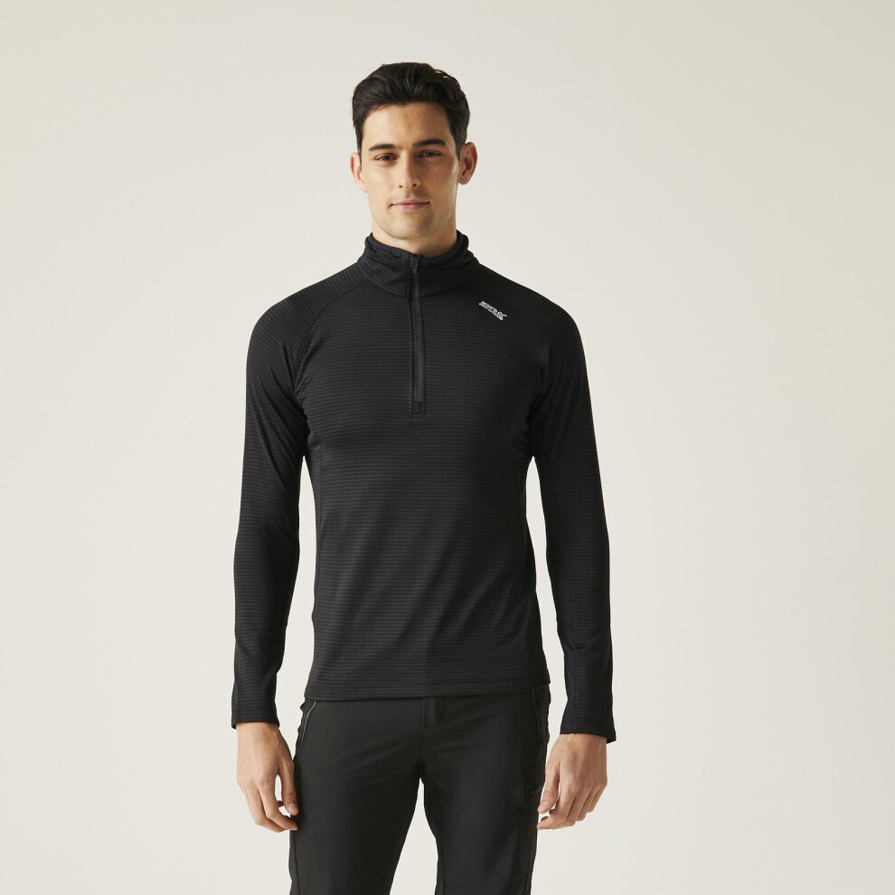 Regatta Men's Black 1/2 Zip Fleece Yonder Ii - Image 3