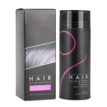 Hair Building Fibers Refill Dark Brown Instant Hair Thickener for Thinning Hair with Natural Cotton