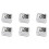6X Digital Kitchen Timer, Large Screen Large Font Display, Magnetic Back Cooking Timer, Loud Alarm 1