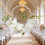 Accessoires d'arrangement de mariage de tissu durable artificiel 4