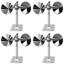 4X Wind Powered Scare Devices, Reflective Kites for Yard,Rooftop and Vegetable Gardens, All Birds Such As Pigeons