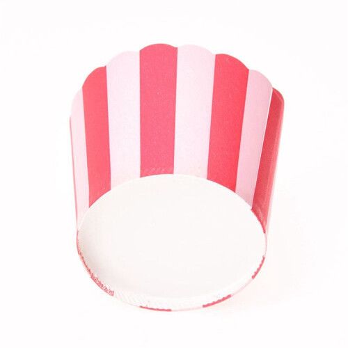 150X Cupcake Wrapper Paper Cake Case Baking Cups Liner Muffin Kitchen Baking Red Stripes 1
