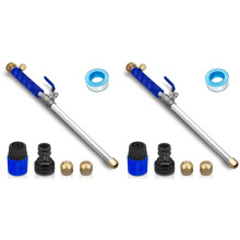 2X Jet Washer High Pressure Power Washer Wand Water Hose with 4 Hose Nozzle Auto Watering Sprayer